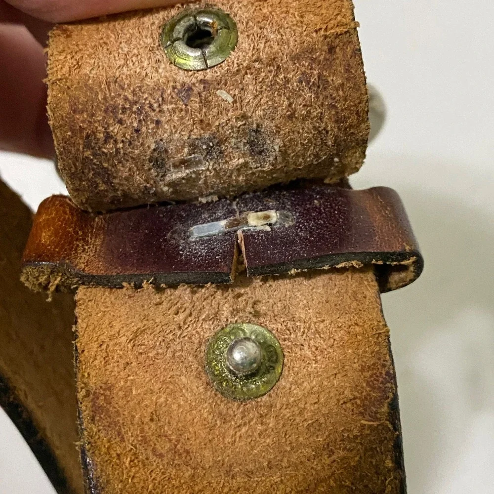 Mixed Lot 4 Mens Leather Belts Upcycling Repair Craft Supplies Household Utility